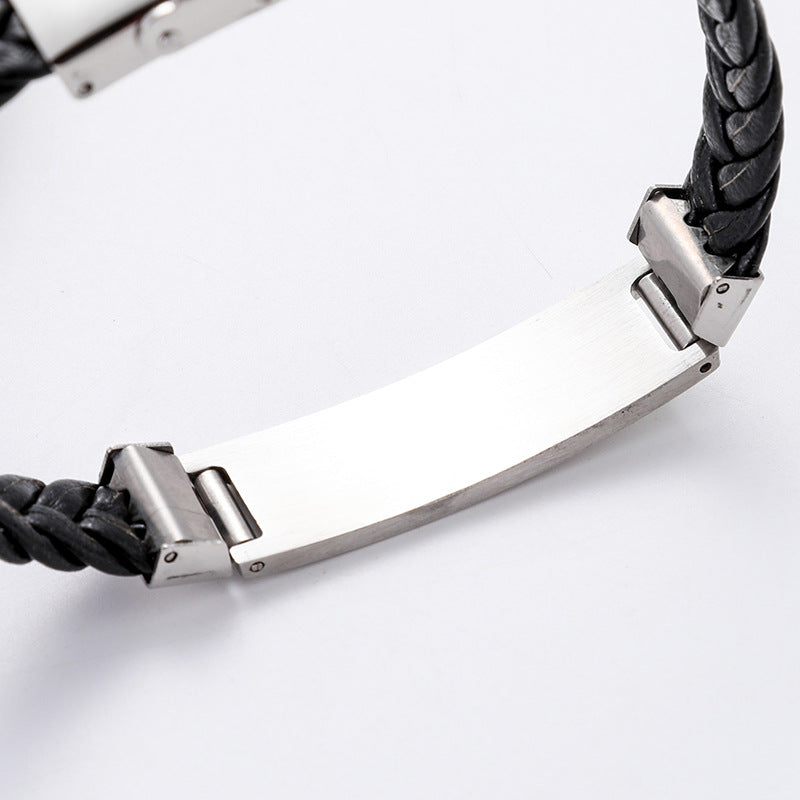 Harris Engraved Rope Bracelet