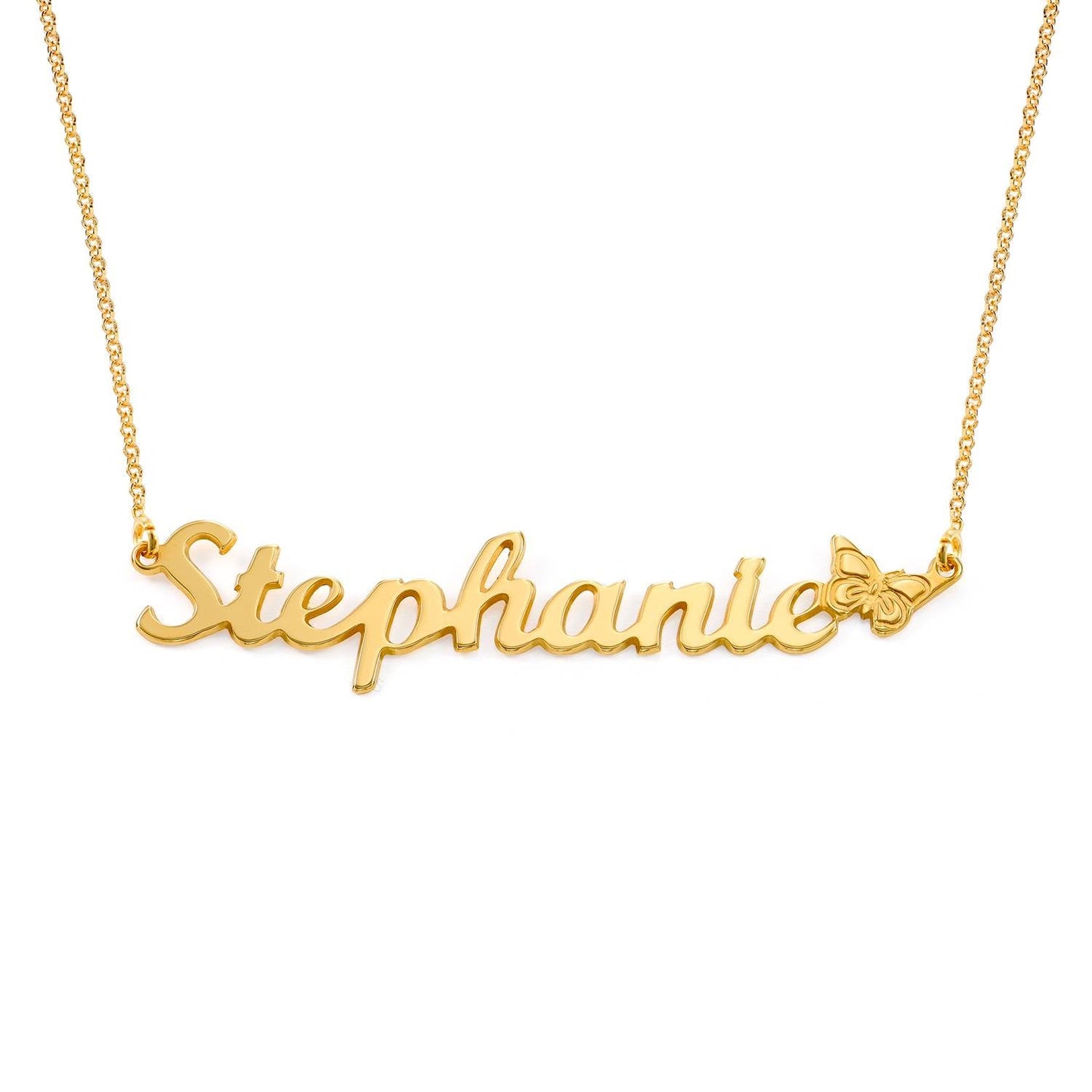 Amy Butterfly Name Necklace
