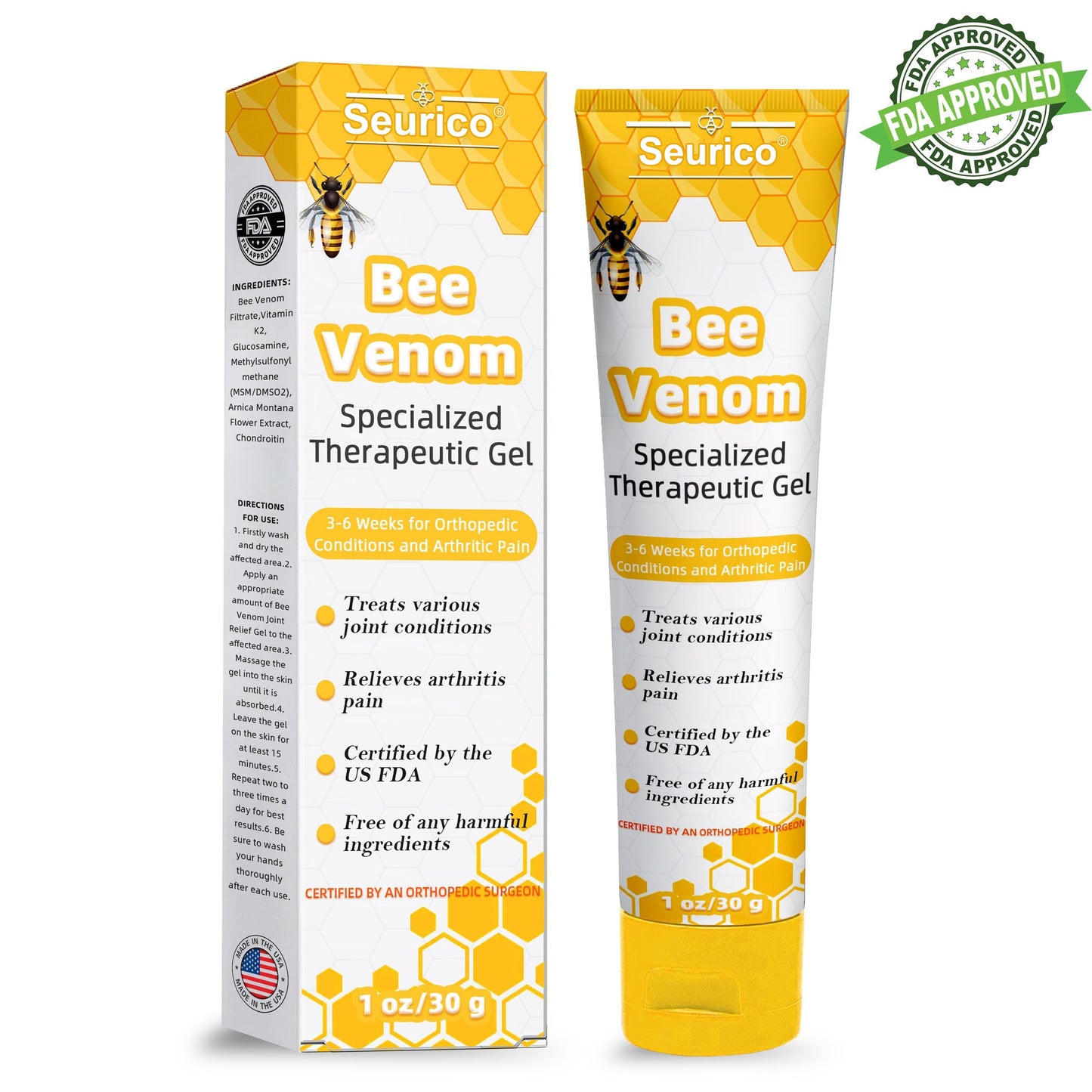 🐝Seurico™  Bee Venom Joint Therapy Pain Relief Gel