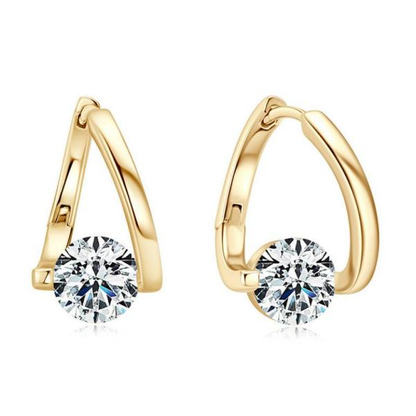 Geometric lines simple shape earrings