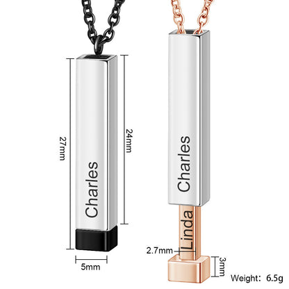 Evelyn Personalized Hidden Message Necklace