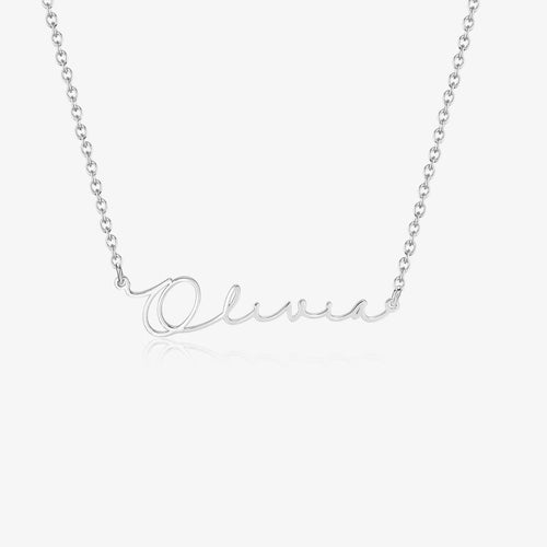 Camille Signature Personalised Minimalist Name Necklace