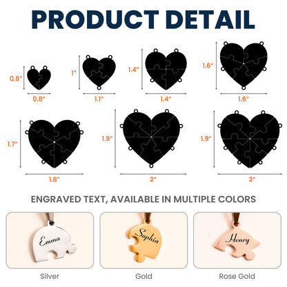 Natalie Personalized Heart Clavicle Necklace