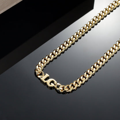 Luka Initials Cuban Chain