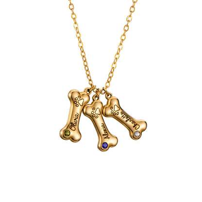 Loris 3D Bone DIY Name Necklace