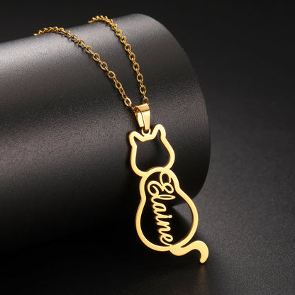 Ophélie Purrsonalized Cat Necklace