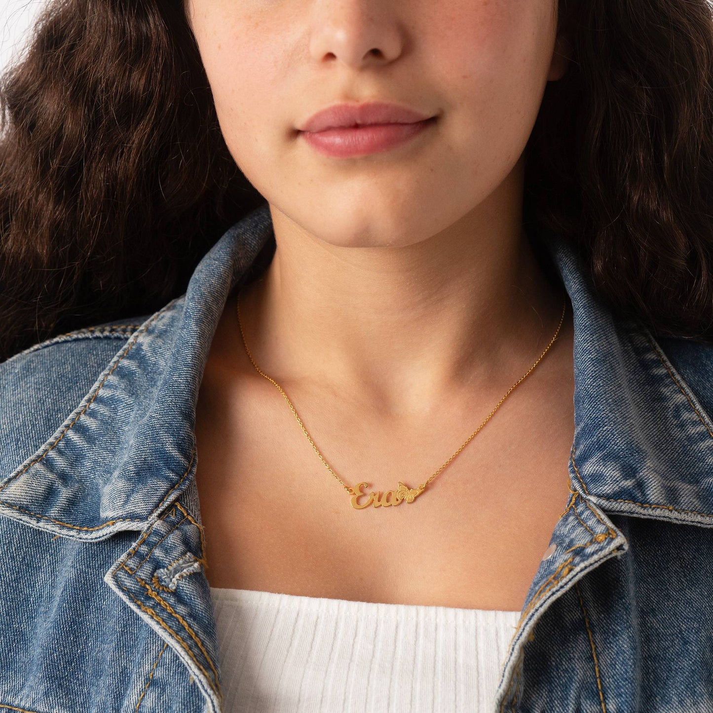Amy Butterfly Name Necklace