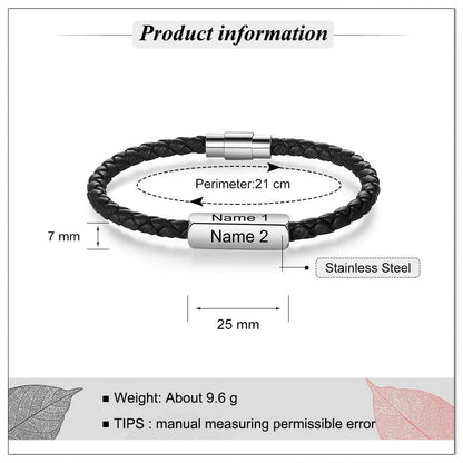 Jack Personalized 4-Name Bracelet