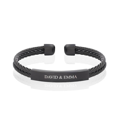 Nova Personalized Cuff Bracelet
