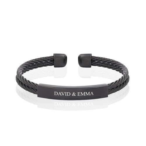 Nova Personalized Cuff Bracelet